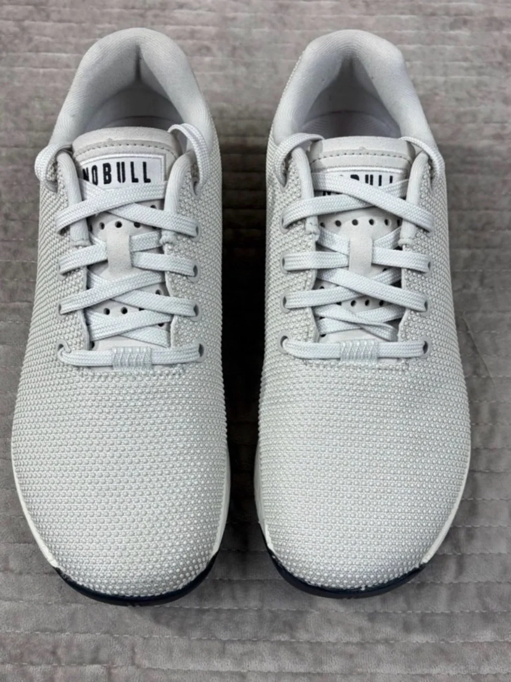 NOBULL  Lightweight  Sneakers -Light gray and with Black sole. Men 7 / Woman 8.5